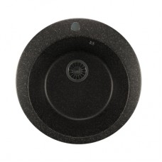 Мойкa ML-GM13 круглая, черная (308), 495мм